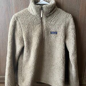 Patagonia Los Gatos 1/4 Zip Tan Fleece Pullover